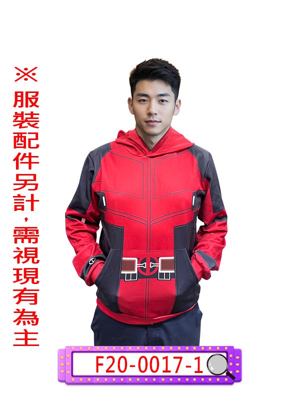 F20-0017-1.死侍帽T.死侍與金鋼狼.漫威宇宙.英雄